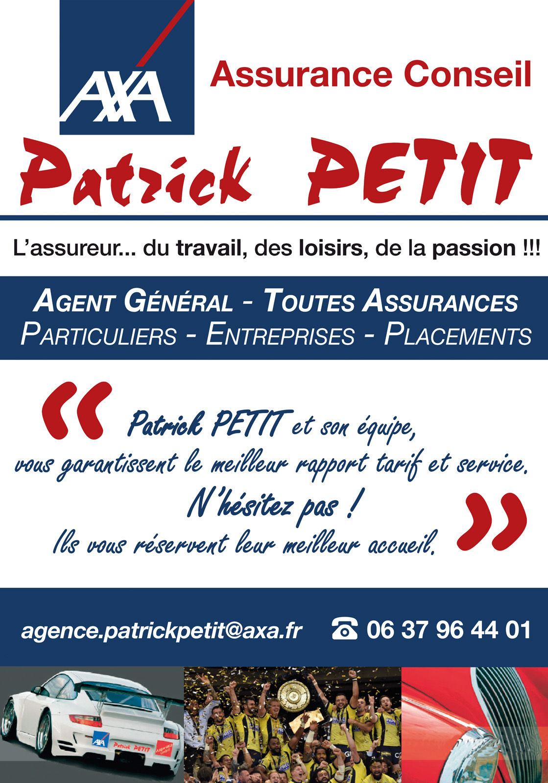 logo AXA Assurances - Agence Patrick Petit