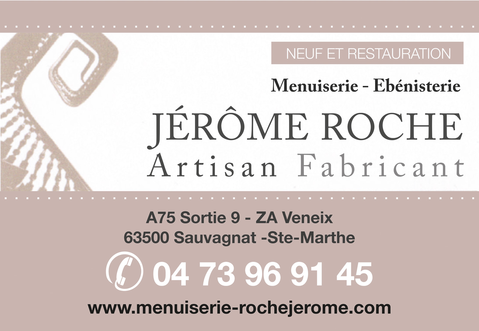 logo Menuiserie - Jêrome Roche Artisan Fabricant