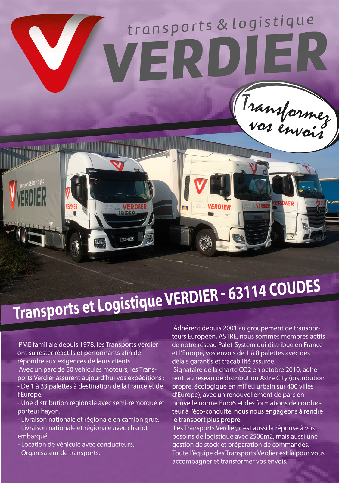 logo SLV - STV (Logistique et Transports Verdier)