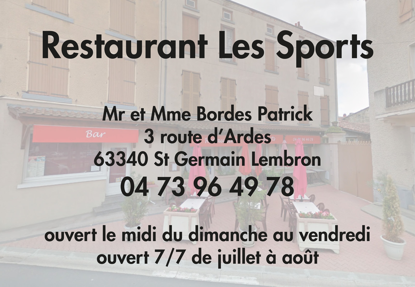 logo Restaurant Les Sports