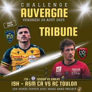 Challenge Auvergne - Place en Tribune