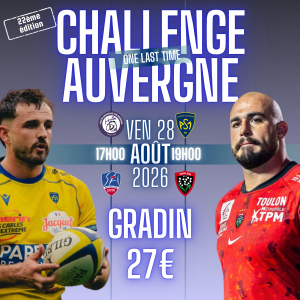 Challenge Auvergne - Place en Gradin