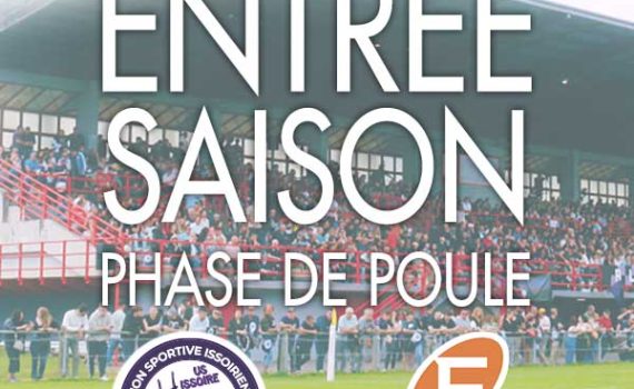 Saison 2026/2027 – Billet Match de poule – PLACEMENT LIBRE